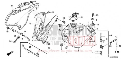 FUEL TANK XR125L4 de 2004
